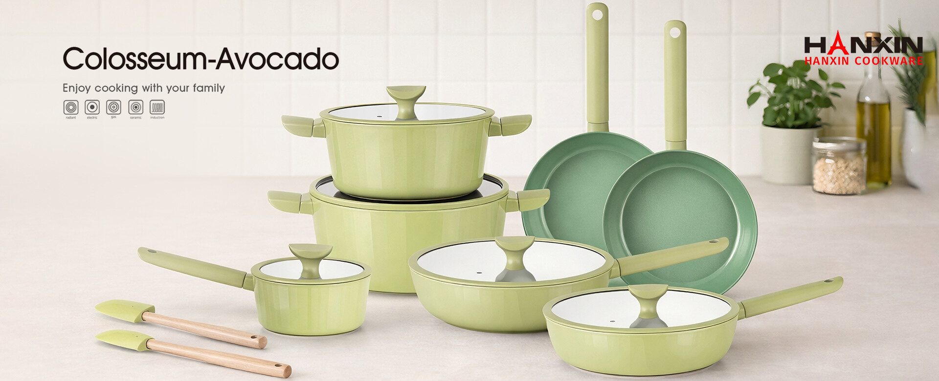 Produttore cinese di pentole in ceramica e alluminio