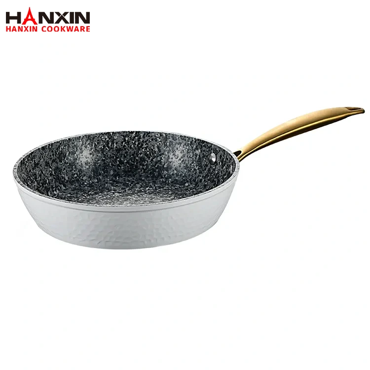 Padella per friggere in alluminio antiaderente con rivestimento in granito